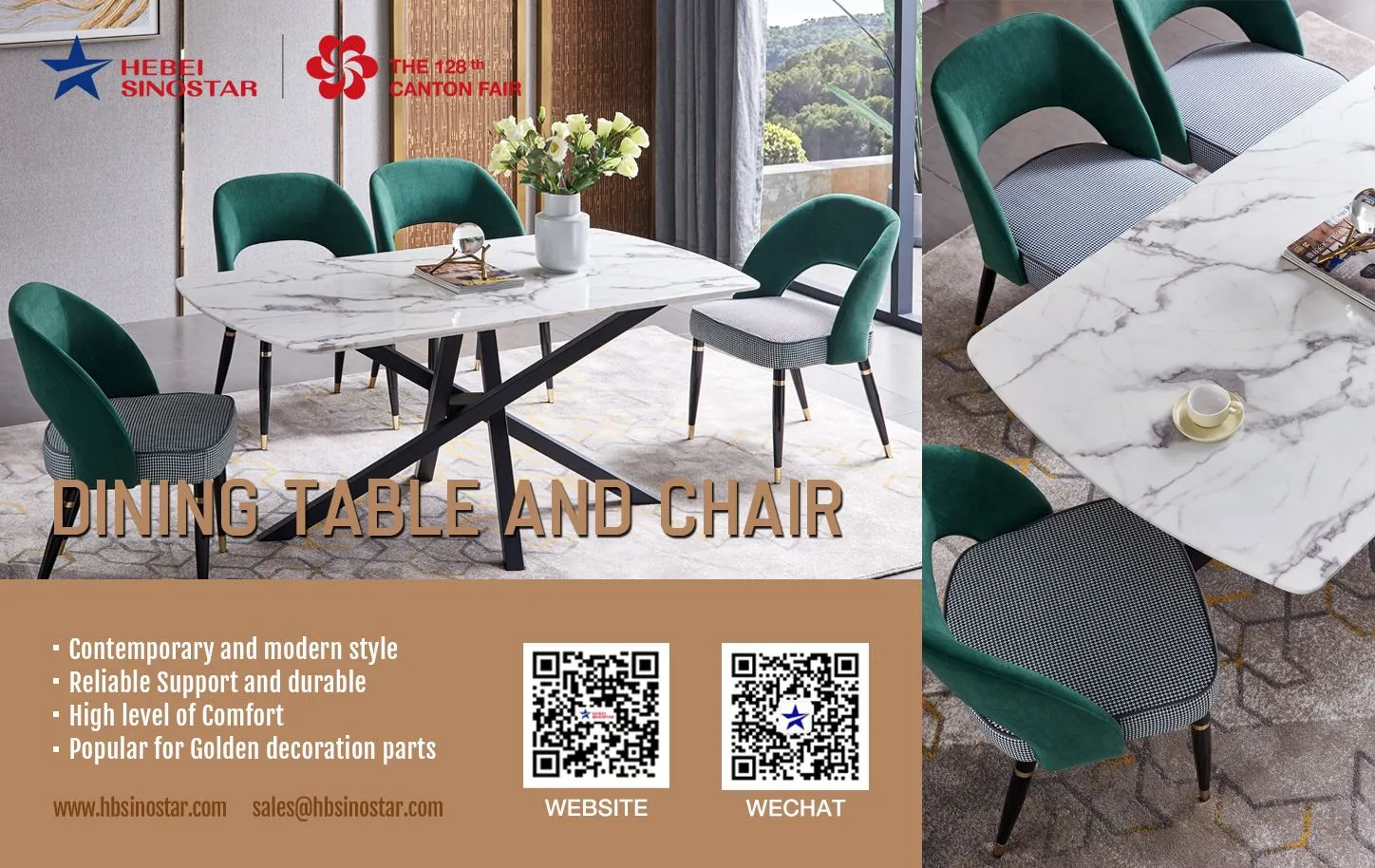 Dining Table And Chair hbsinostar 4